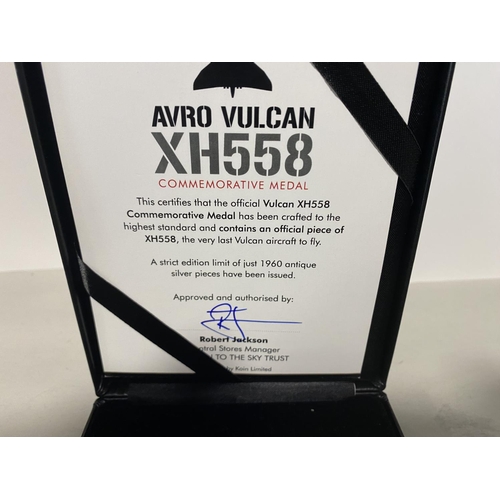 89 - Avro Vulcan XH558 - The Last Vulcan to Fly. Contains an Official Piece of the XH558, Limited Edition... 