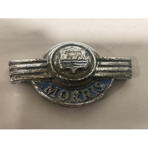 126 - Vintage Morris Motors Bonnet Plaque - Has Wear