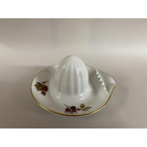 217 - Royal Worcester Evesham Citrus Juicer