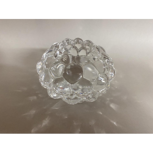 40 - Orrefors Raspberry Crystal Votive by Anne Nilsson