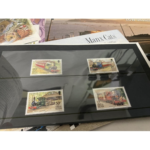 293 - 10 x Isle of Man Mint Stamp Presentation Packs