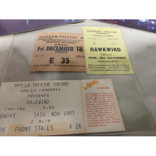 244 - 1980's Hawkwind Tickets