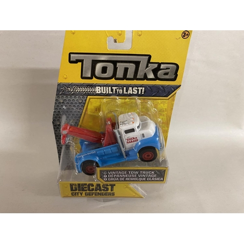 163 - Tonka Carded Tow Truck