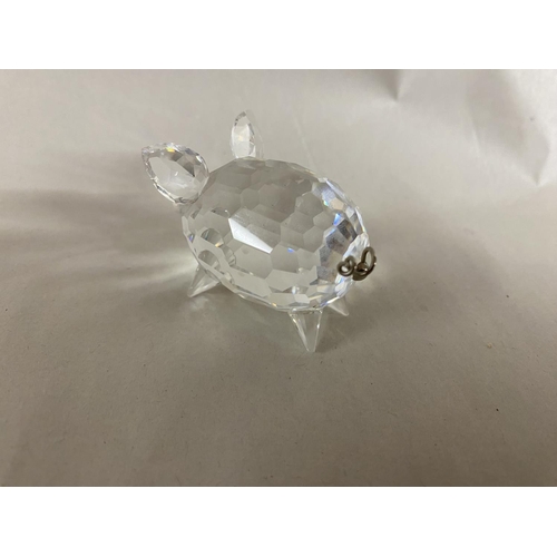 77 - Swarovski Crystal model of a Pig