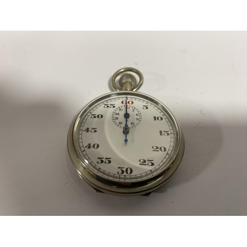 27 - Military Stop Watch - 25257 Stamped to Back