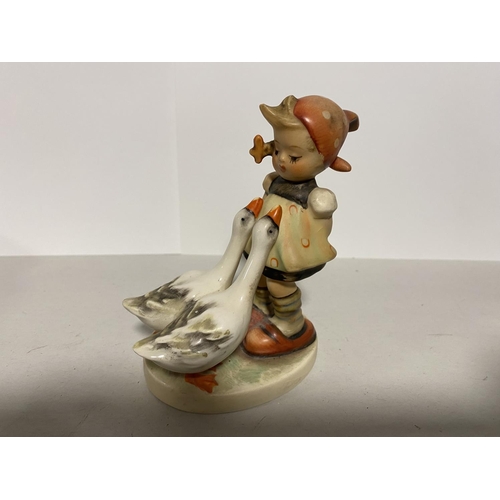 197 - Goebel Hummel - Goose Girl Figure