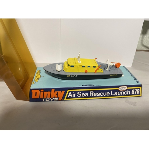 201 - Dinky 678 Airsea Rescue Launch in VGC with Box