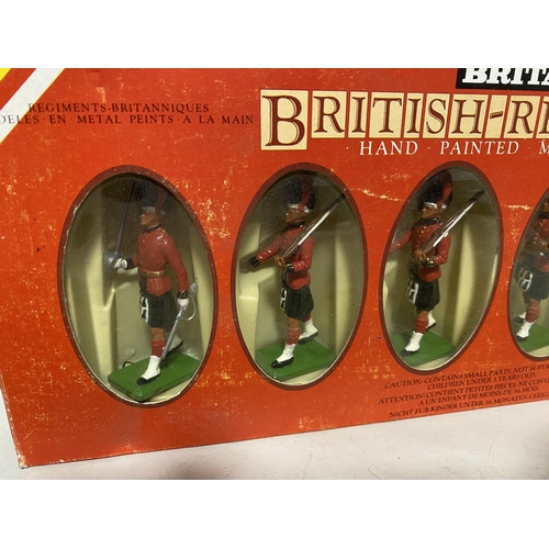 204 - Britains 7235 Black Watch Highlanders, Boxed