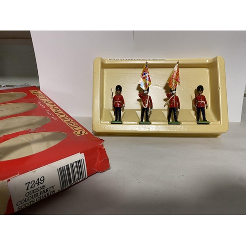 205 - Britains 7249 Queens Colour Party Scots Guards, Box A/F