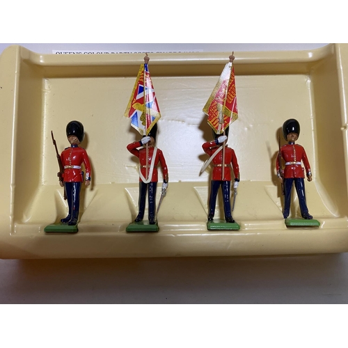 205 - Britains 7249 Queens Colour Party Scots Guards, Box A/F