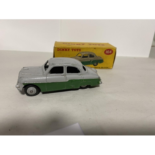 62 - Dinky 164 Vauxhall Cresta Saloon, Boxed - Playworn