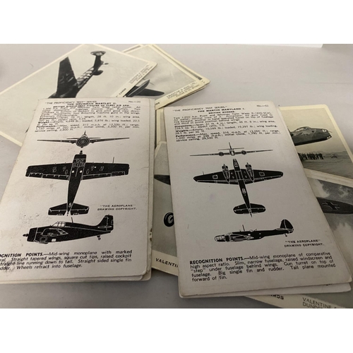 93 - 28 x Valentine's Aircraft Recognition Cards