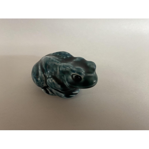 38 - Poole Pottery Blue Glazed Frog