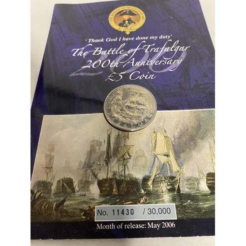 28 - Battle of Trafalgar 200th Anniversary Limited Edition £5 Coin