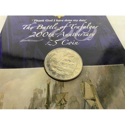 28 - Battle of Trafalgar 200th Anniversary Limited Edition £5 Coin