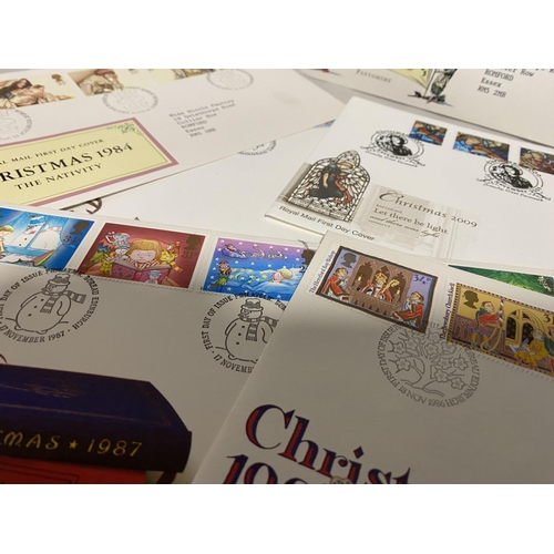 167 - 6 x Xmas First Day Covers - 1980-2000's