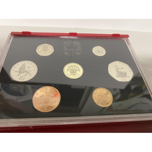 91 - 1991 Deluxe Proof Coin Set in Leather Case