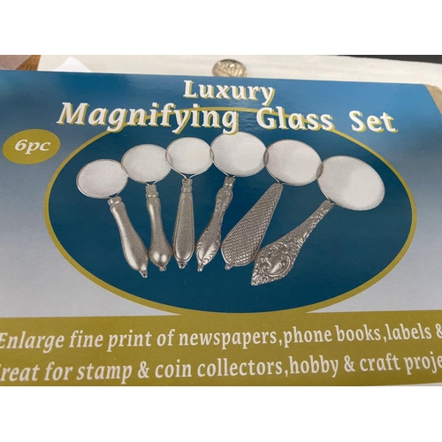 68 - Magnifying Glass Set of 6 - All Different Strengths