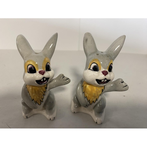 42 - Rabbit Cruet Set