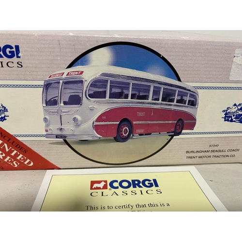 79 - Corgi Limited Edition Burlington Seagull Coach - Trent Traction Motor with Unpainted Figures - New &... 