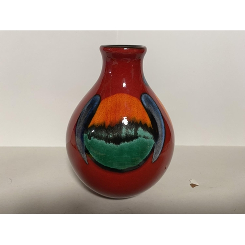 187 - Poole Pottery Volcano 5.5