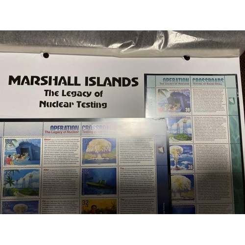 26 - Marshall Islands (Nuclear Testing Site) 2 x Stamp Blocks