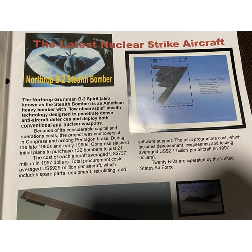 27 - Nuclear Strike - Stealth Bomber Stamp Pack