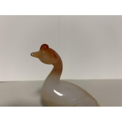 127 - Nephrite Jade Goose