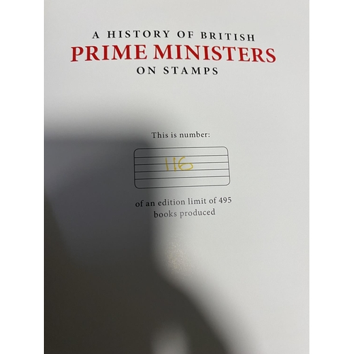 282 - History of British Prime Ministers Stamp Book - Limited Edition