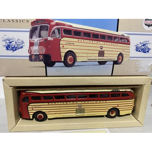 81 - Corgi 98465 Limited Edition Yellow Coach 743 - Burlington Trailways