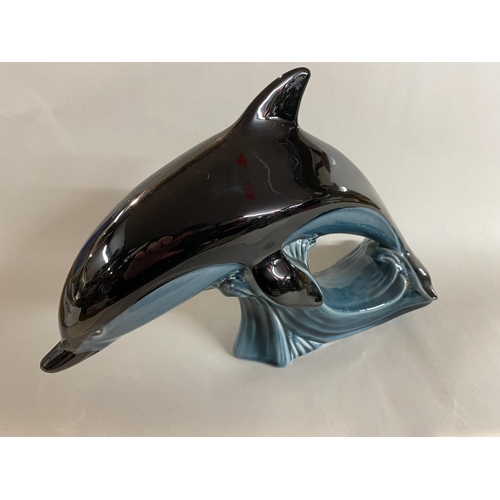 18 - Poole Pottery Dolphin, Large Size