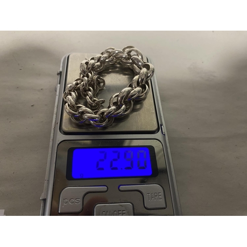 108 - Sterling Silver 925 Bracelet, 22.9g weight