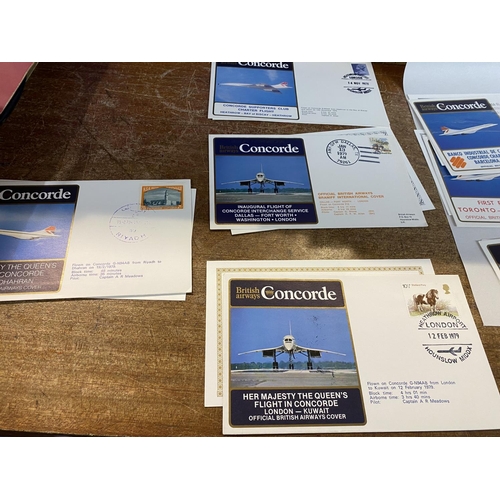 29 - 13 x Concorde FDC's with Info Sheets/Certificates