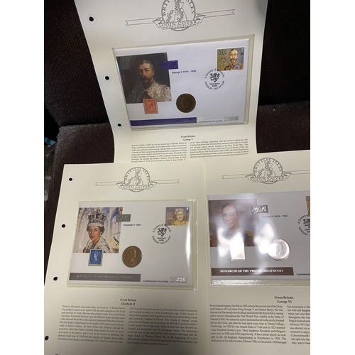 46 - George V, George V1 & Elizabeth 11 Coin & Stamp FDC's (3)