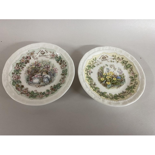 195 - 2 x Royal Doulton Brambly Hedge 4.75