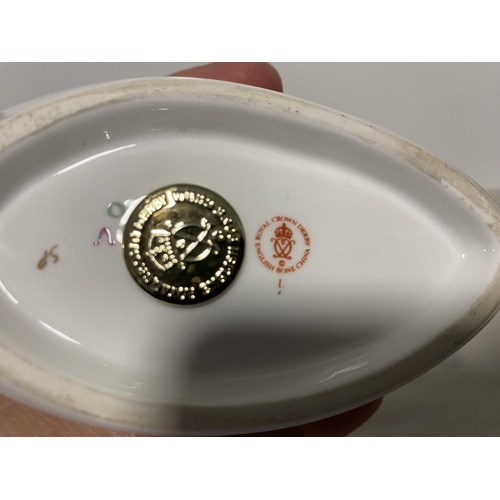 52 - Royal Crown Derby 'Snail' paperweight, 12cm x 13cm - Gold Stopper