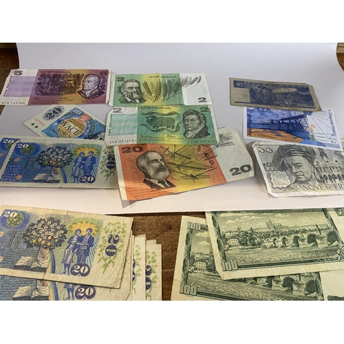 21 - Quantity x 21 World Banknotes, Used