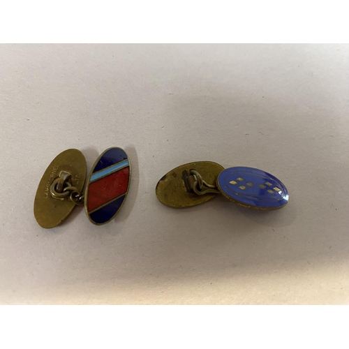 26 - RAF Enamelled Cufflinks