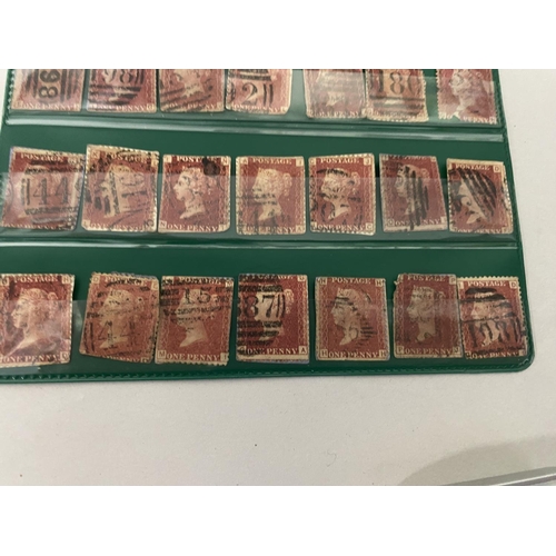 10 - Collection of x28 Penny Red Stamps