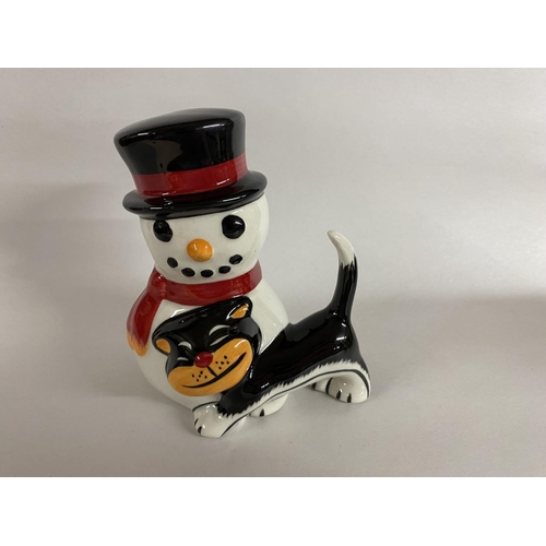 3 - Lorna Bailey Cat with Snowman