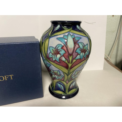 101 - Moorcroft 'Cleopatra' Design Vase C2000, 15.5cm, First Quality & Boxed