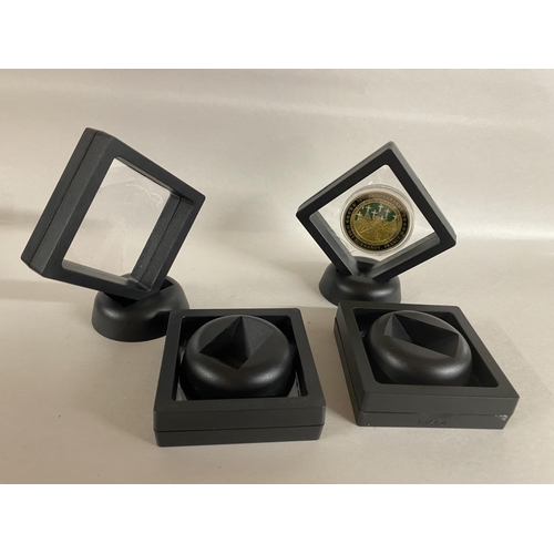 228 - 4 x Coin Display Holders (Coin not included)