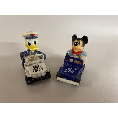 115 - Matchbox Die Cast - 1970's Mickey Mouse & Pluto in Vehicles