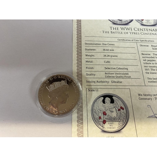 12 - WW1 Centenary Coin with Certificate