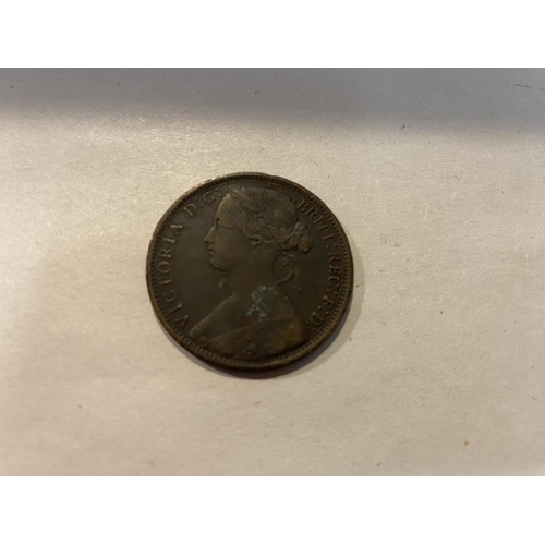 19 - 1868 Queen Victoria Penny