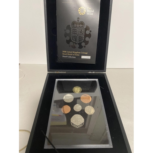 63 - Royal Mint 2008 Proof Coin Set with Box/Certificate