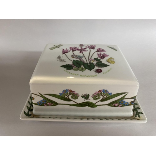 163 - Portmeirion Botanic Garden Butter Dish