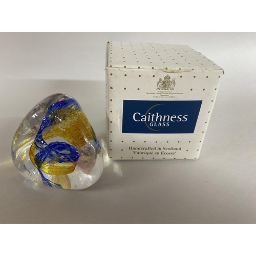 39 - Caithness Small Pebble Paperweight, Boxed
