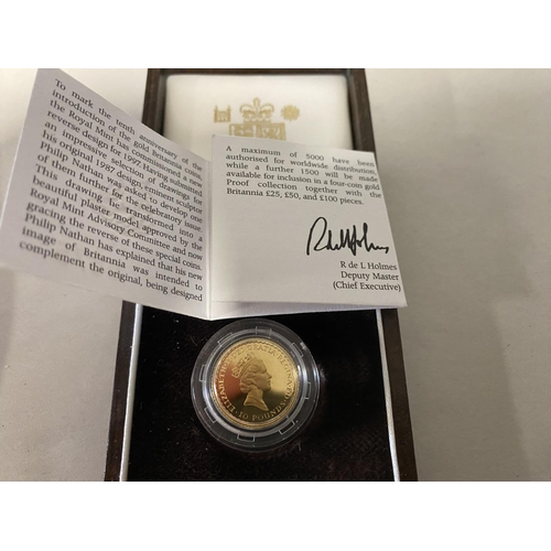 29 - 1997 Britannia Gold Proof £10 Coin, Limited Edition