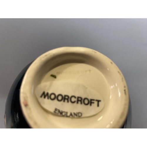 43 - Moorcroft Small 10cm Floral Vase